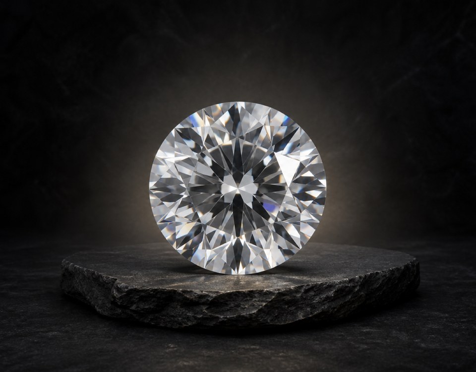 A diamond is a natural carbon crystal formed deep within the Earth under extreme heat and pressure. Renowned as the hardest known natural substance on Earth, it features a brilliant adamantine luster and high light dispersion.