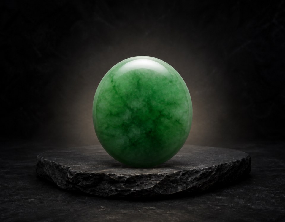 Jadeite is a rare, highly valued pyroxene mineral and one of the two distinct materials classified as jade (along with nephrite). Renowned for its exceptional toughness, glassy luster, and vibrant colors—most notably the translucent, emerald-green "Imperial Jade"—it is primarily mined in Myanmar (Burma) and Guatemala.